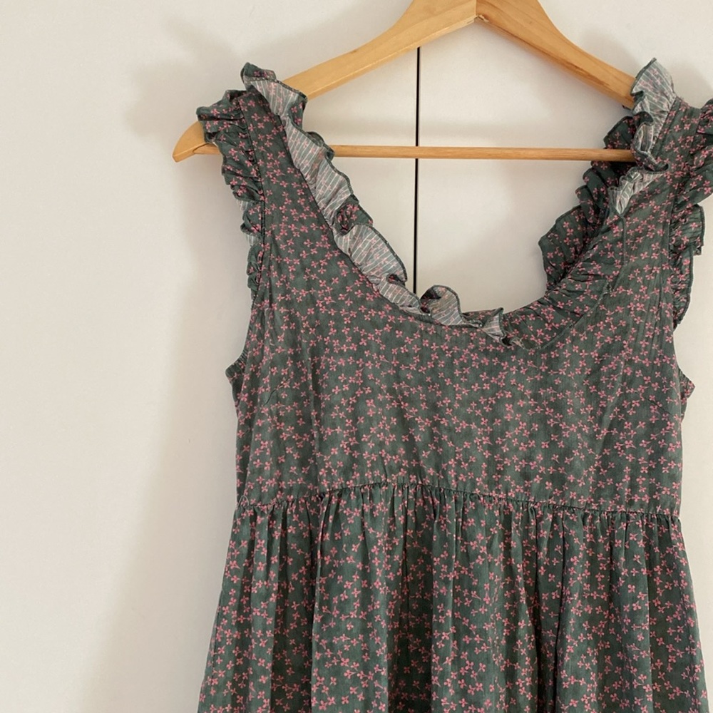 Hatch Maternity Floral Print Tank Dress